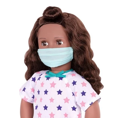 Our Generation 18" Doll with Hospital Gown & Storybook - Keisha 4 Our Generation 18" Doll with Hospital Gown & Storybook - Keisha - Image 2