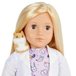 Our Generation Noemie with Plush Hamster 18" Pet Care Vet Doll -us-Our Generation Sales Shop unnamed file 1058
