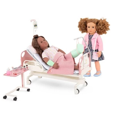 Our Generation Adjustable Hospital Bed & Doctor Set for 18" Dolls - Get Well Bed 6 Our Generation Adjustable Hospital Bed & Doctor Set for 18" Dolls - Get Well Bed - Image 4