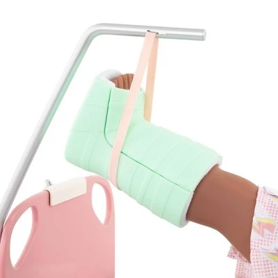 Our Generation Adjustable Hospital Bed & Doctor Set for 18" Dolls - Get Well Bed 7 Our Generation Adjustable Hospital Bed & Doctor Set for 18" Dolls - Get Well Bed - Image 5