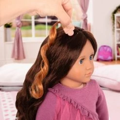 Our Generation 18" Hair Play Doll with Clip-in Hair Accessories - Bridget