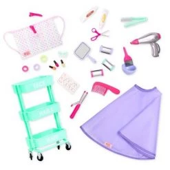 Our Generation Phoebe & Berry Nice Salon Bundle 18" Fashion Doll with Hair Play Set -us-Our Generation Sales Shop unnamed file 1259