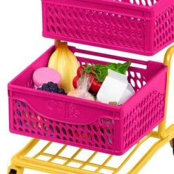 Our Generation Grocery Day Shopping Cart Pink & Yellow Accessory Set for 18" Dolls -us-Our Generation Sales Shop unnamed file 412