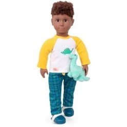 Our Generation 18" Boy Doll Dinosaur Pajama Outfit - Dino-Snores