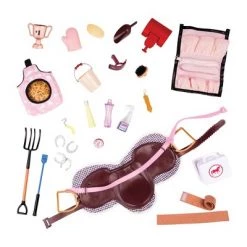 Our Generation 18" Posable Riding Doll Lily-Anna with Outfits, Horse, and Trailer Accessory -us-Our Generation Sales Shop unnamed file 807