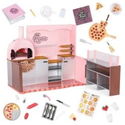 Our Generation Easy Cheesy Pizzeria Restaurant Accessory Playset for 18" Dolls -us-Our Generation Sales Shop unnamed file 823