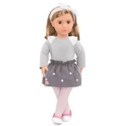 Our Generation Bina with Pom Pom Skirt 18" Fashion Doll -us-Our Generation Sales Shop unnamed file 857