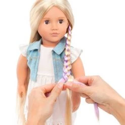 Our Generation Phoebe with Hair Clips & Styling Book 18" Hair Grow Doll -us-Our Generation Sales Shop unnamed file 860