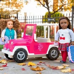 Our Generation My Way and Highways 4x4 Doll Vehicle - Pink and White